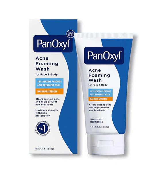 PanOxyl ACNE FOAMING WASH 10% BENZOYL PEROXIDE  MAXIMUM STRENGTH 156g