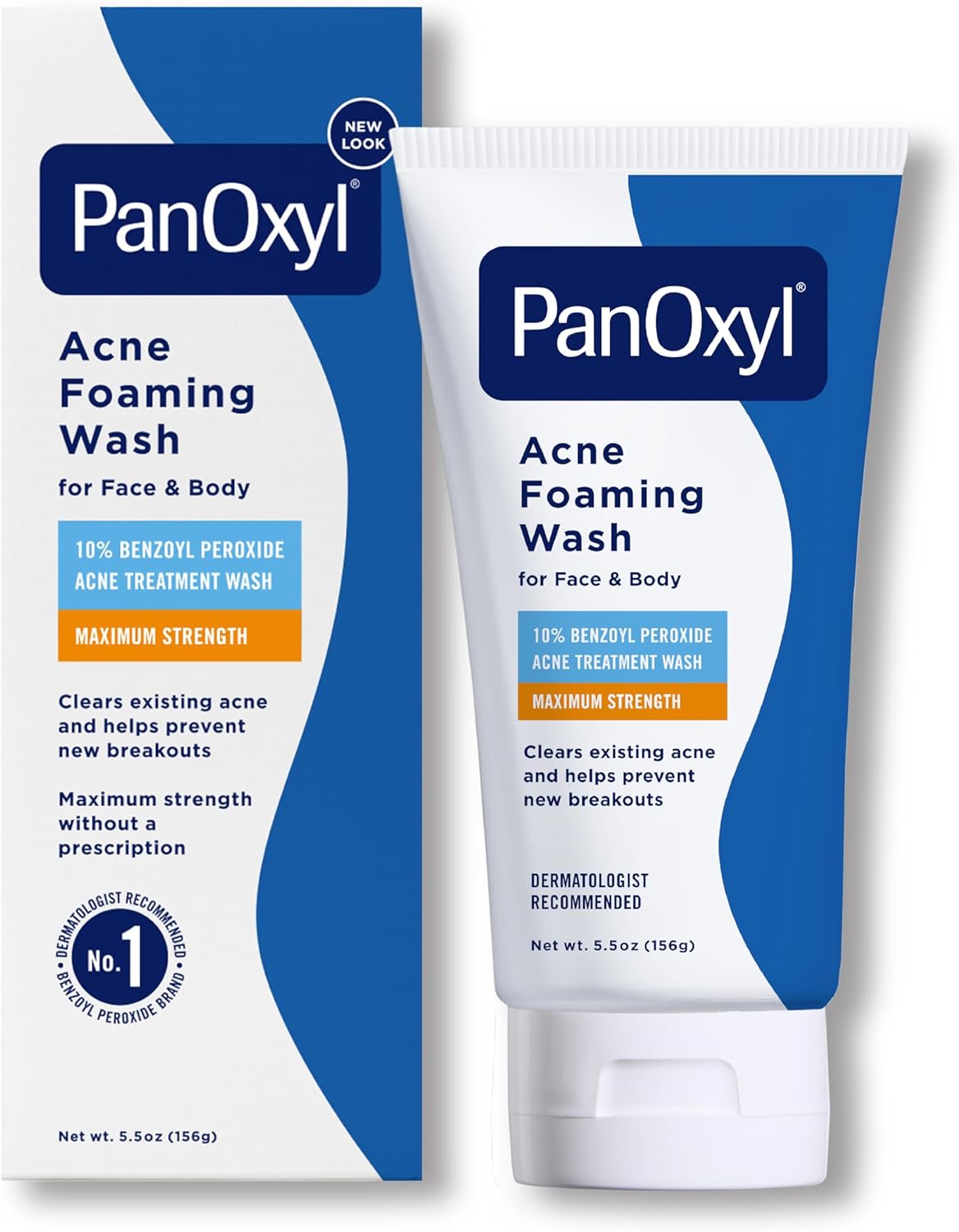 PanOxyl ACNE FOAMING WASH 10% BENZOYL PEROXIDE  MAXIMUM STRENGTH 156g