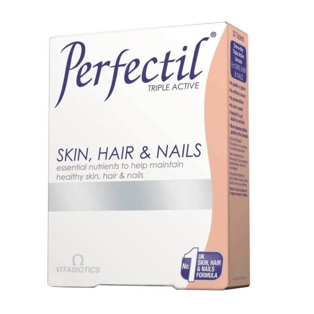 Perfectil TRIPLE ACTION PEAU CHEVEUX ONGLES 30 COMPRIMES
