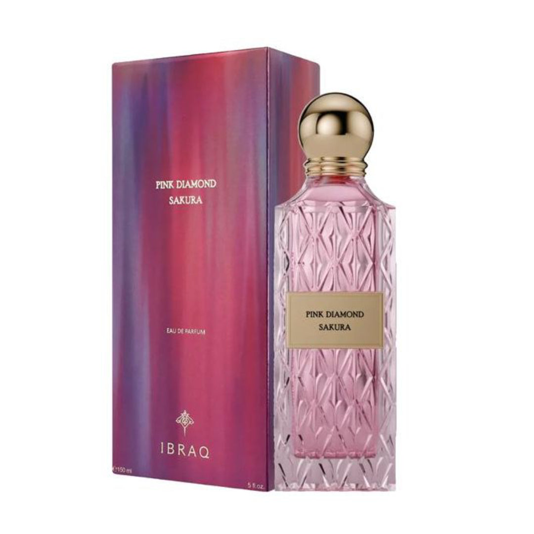 Pink Diamond Sakura IBRAQ Eau de parfum Pour Femme, 150 ML