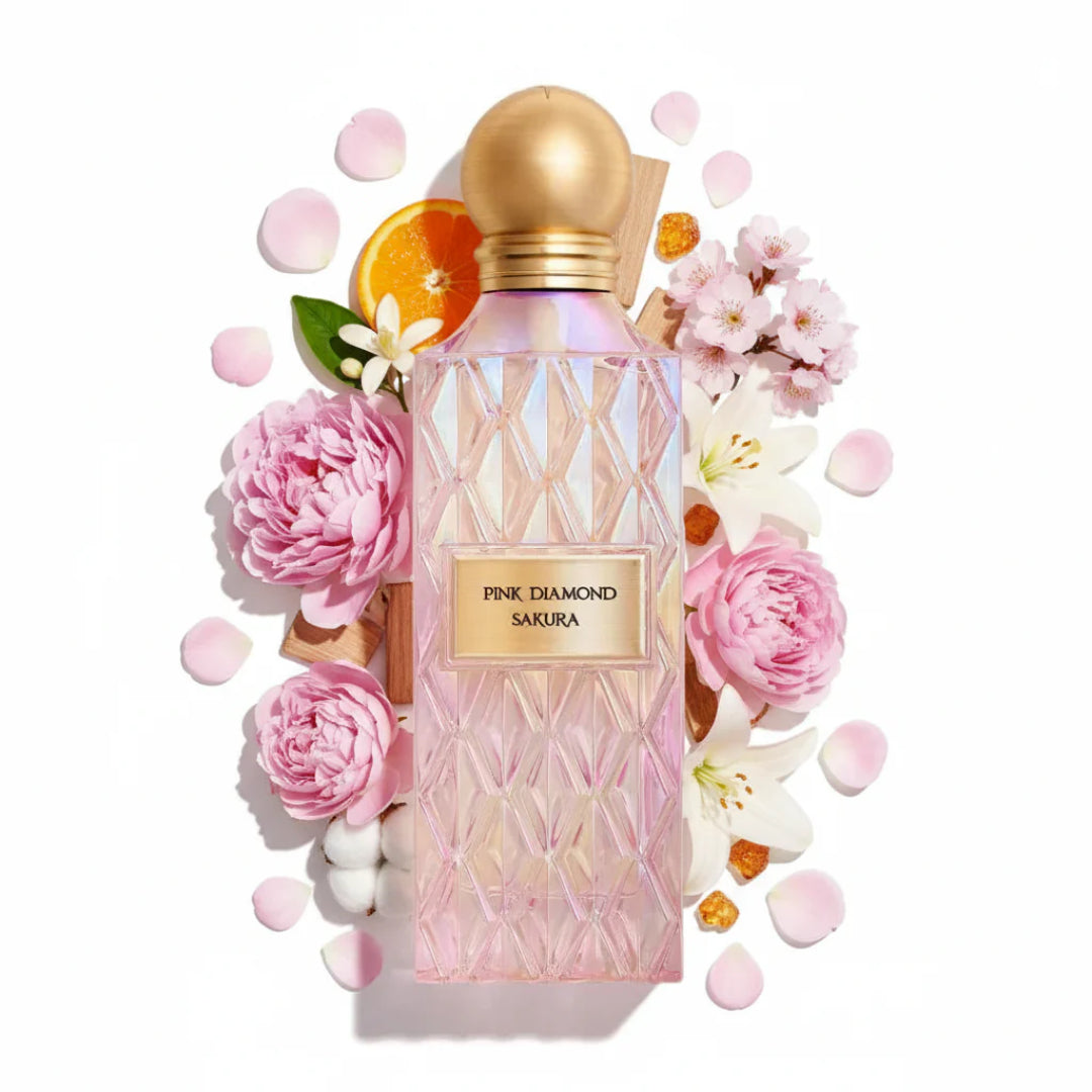 Pink Diamond Sakura IBRAQ Eau de parfum Pour Femme, 150 ML