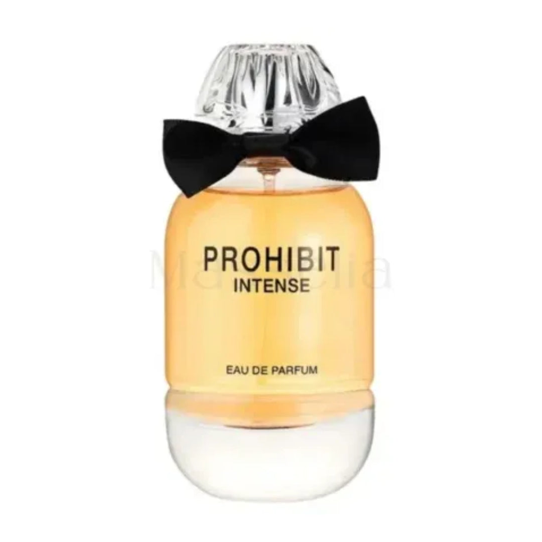 Prohibit Parfum Intense de Fragrance World Pour Femme – 100ml