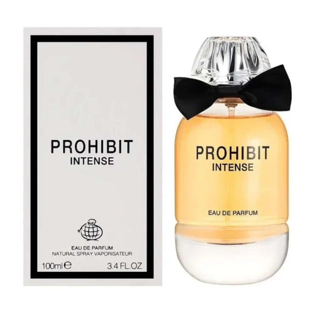Prohibit Parfum Intense de Fragrance World Pour Femme – 100ml