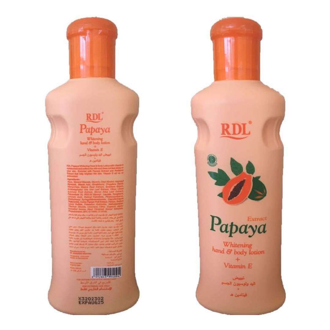 RDL PAPAYA Extract Whitening Hand Body Lotion _ 200ml