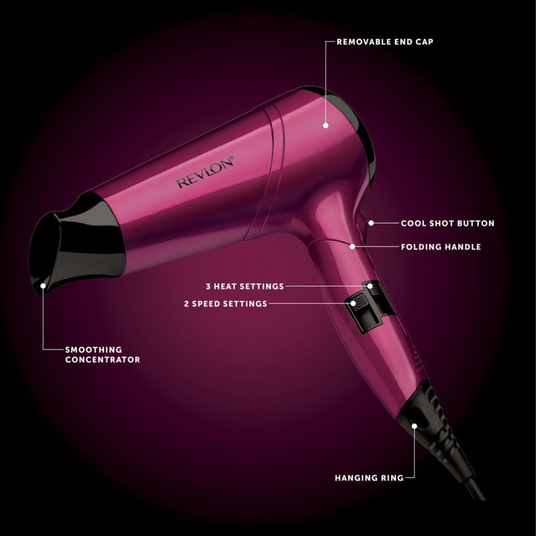 REVLON - Sèche cheveux RVDR5229E Rose 2200 W