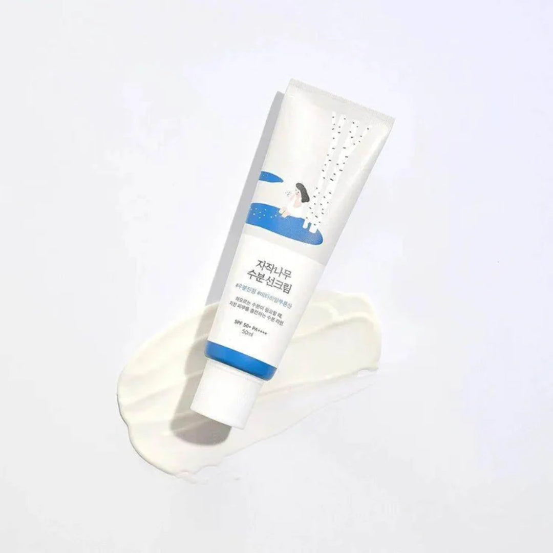 ROUND LAB – Crème solaire Hydratante Birch Juice SPF50+ – 50ml
