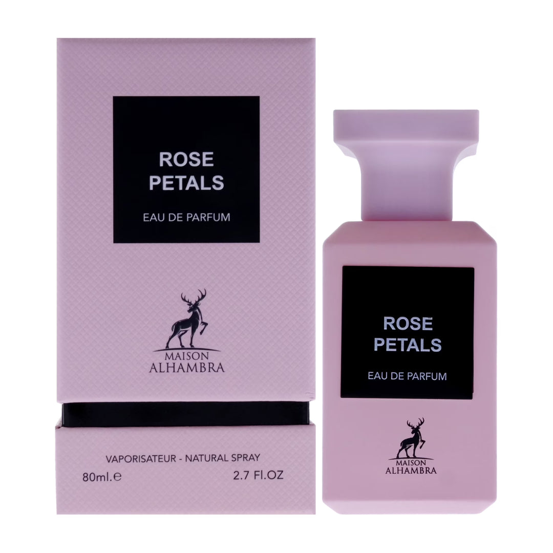 ROSE PETALS Eau de Parfum Maison Alhambra Pour Femme - 80ml