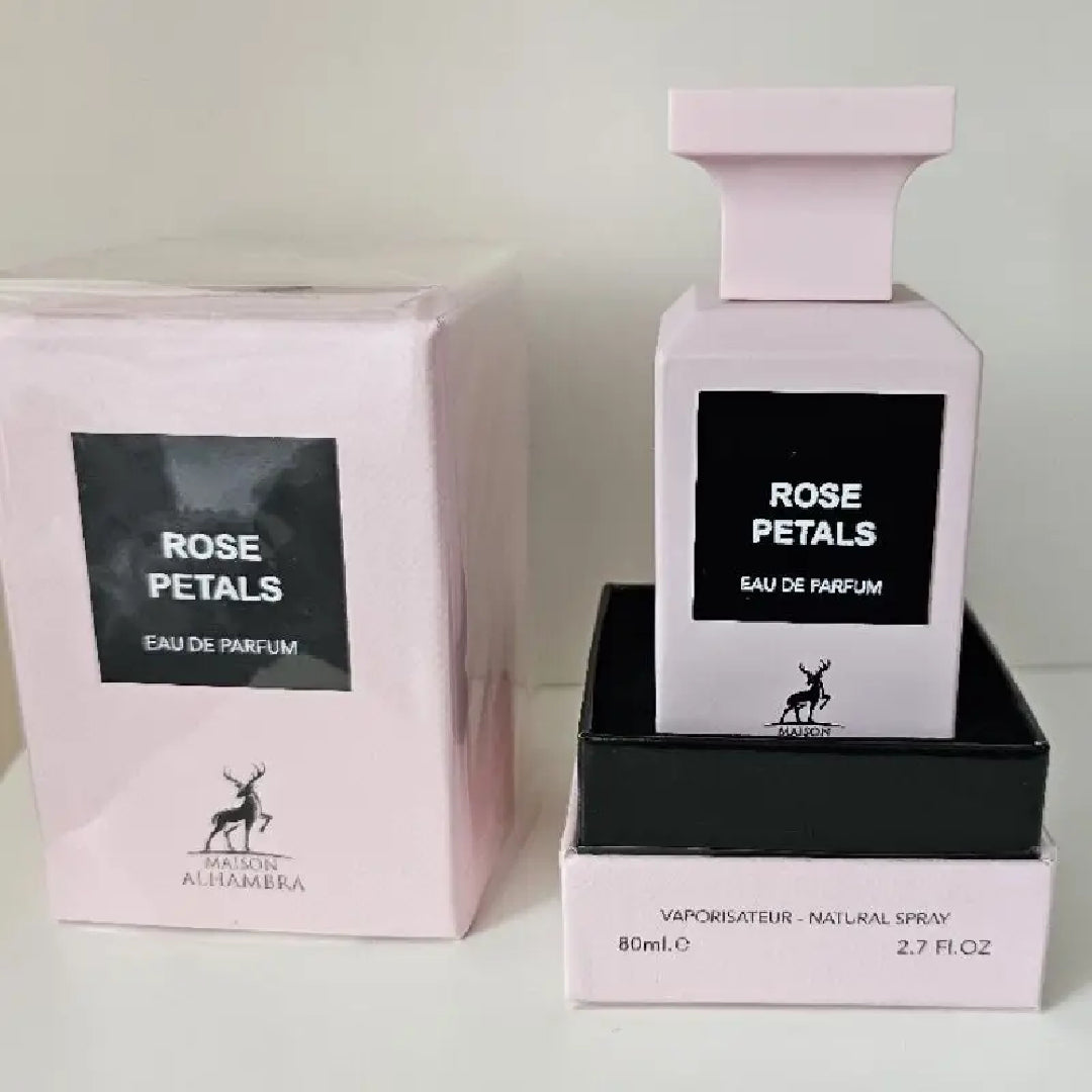 ROSE PETALS Eau de Parfum Maison Alhambra Pour Femme - 80ml