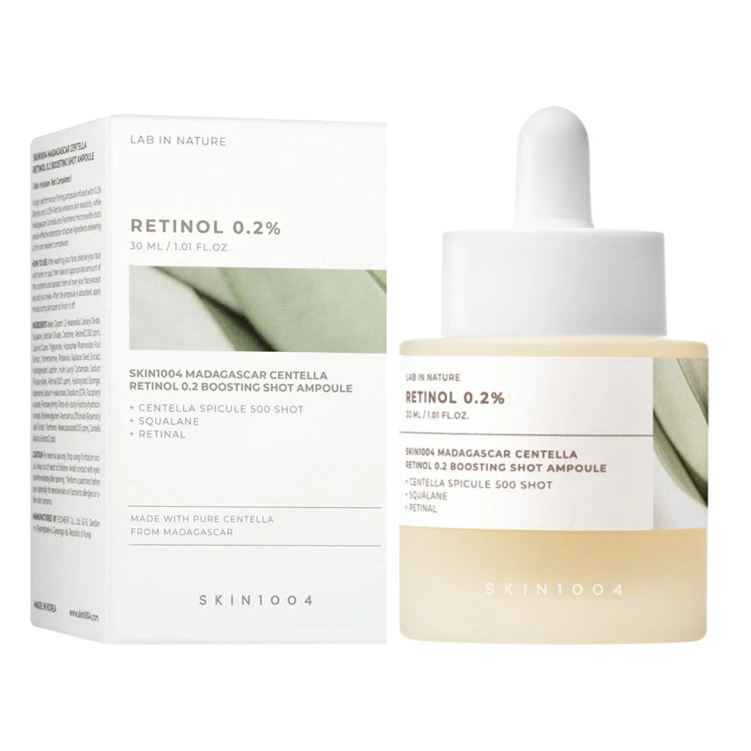 SKIN1004 Madagascar Centella Retinol 0.2% Boosting Shot Ampoule - 30ml