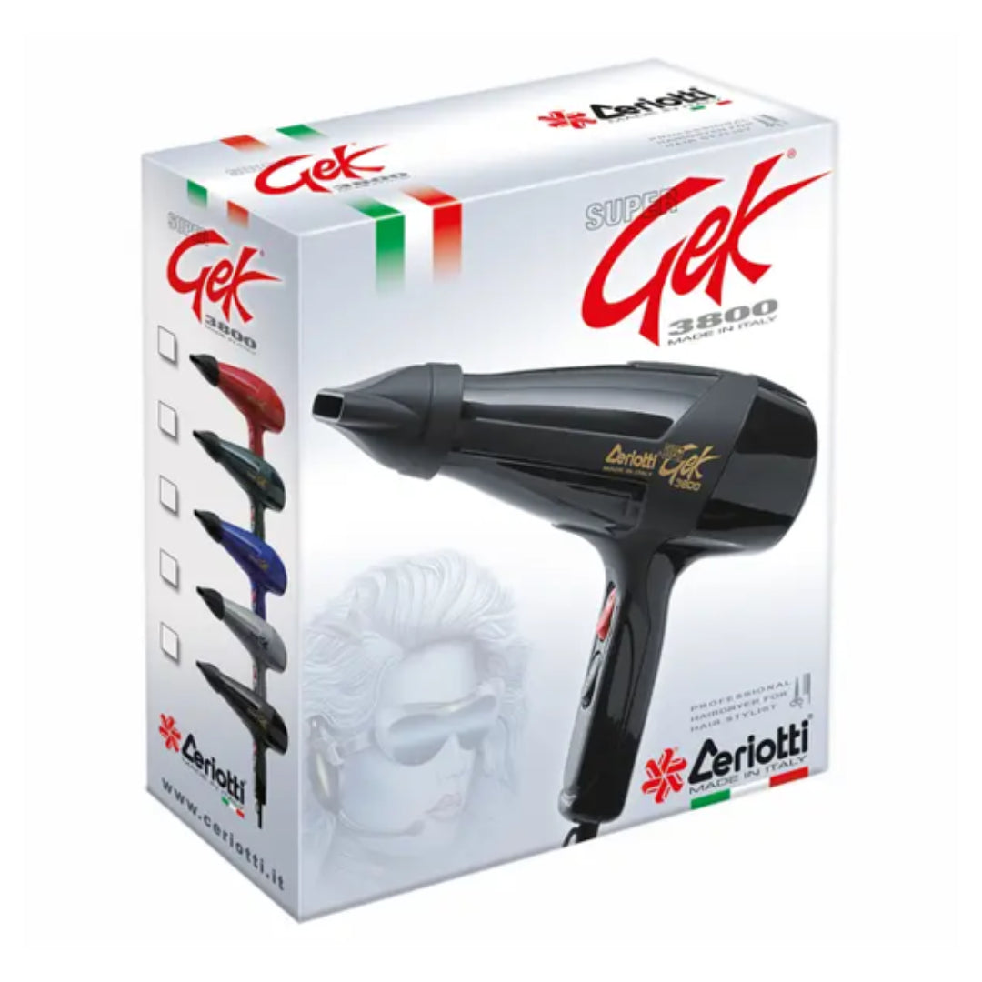 Sèche-cheveux SUPER GEK 3800 de CERIOTTI – Original 100 %