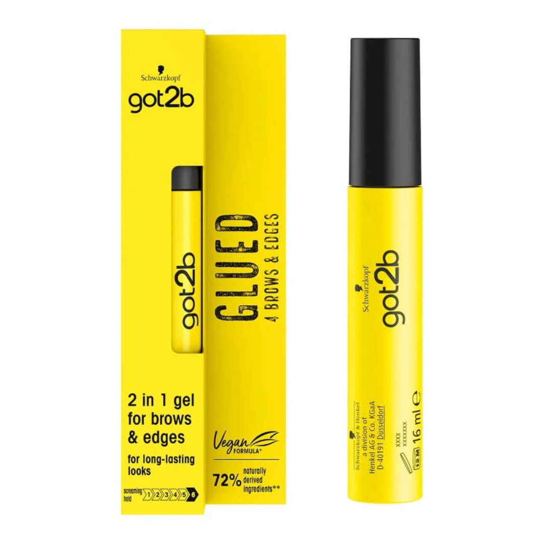 Schwarzkopf Got2b Glued 4 Brows & Edges – Gel 2 en 1 – 16 ml