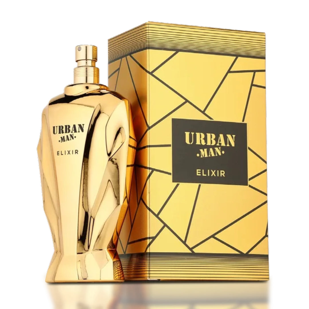 Urban Man Elixir Eau De Parfum Fragrance World Pour Homme – 90ml