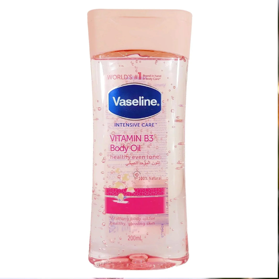 Vaseeline - Intensive Care Vitamin B3 Body Oil Pink - 200 ml