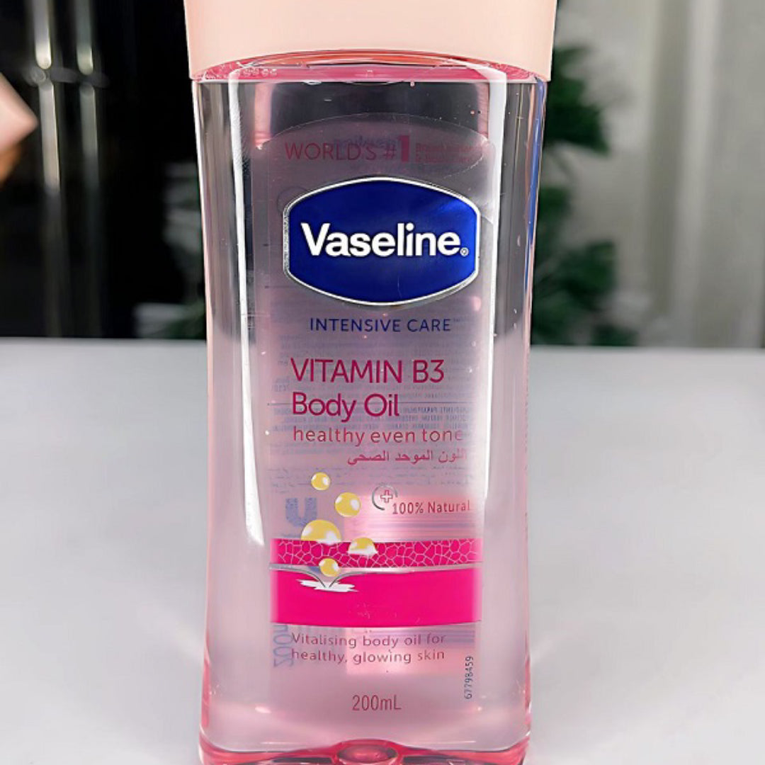 Vaseeline - Intensive Care Vitamin B3 Body Oil Pink - 200 ml