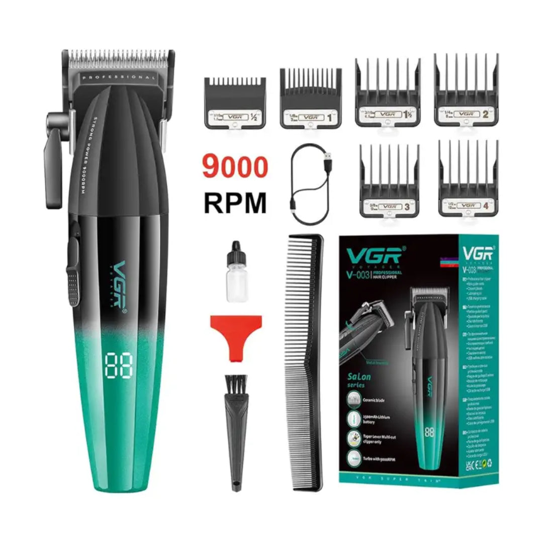 VGR Voyager V-003 – Tondeuse à Cheveux Professionnelle 9000 RPM