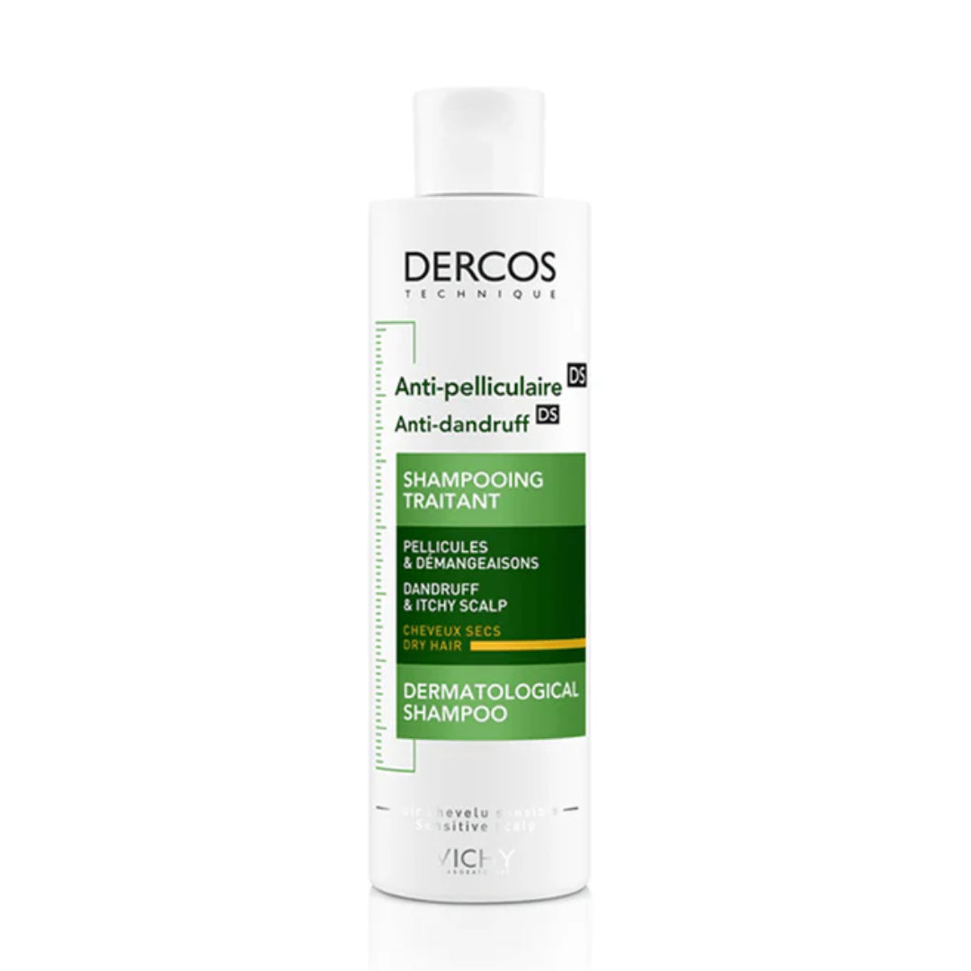 VICHY VICHY DERCOS SHAMPOING ANTI-PELLICULAIRE CHEVEUX SECS - 200ML