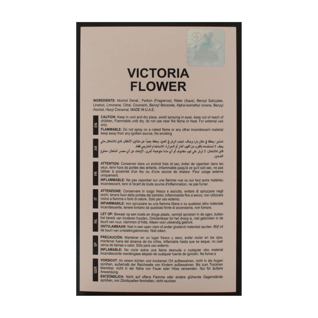 VICTORIA FLOWER De MAISON ALHAMBRA Pour Femme - 100ml