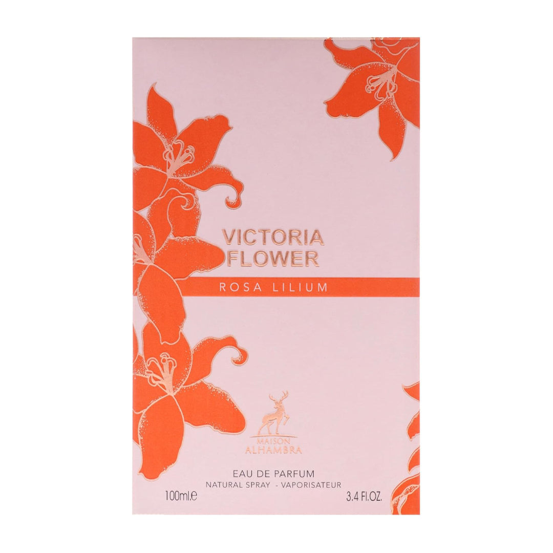 VICTORIA FLOWER Rosa Lilium De MAISON ALHAMBRA Pour Femme - 100ml