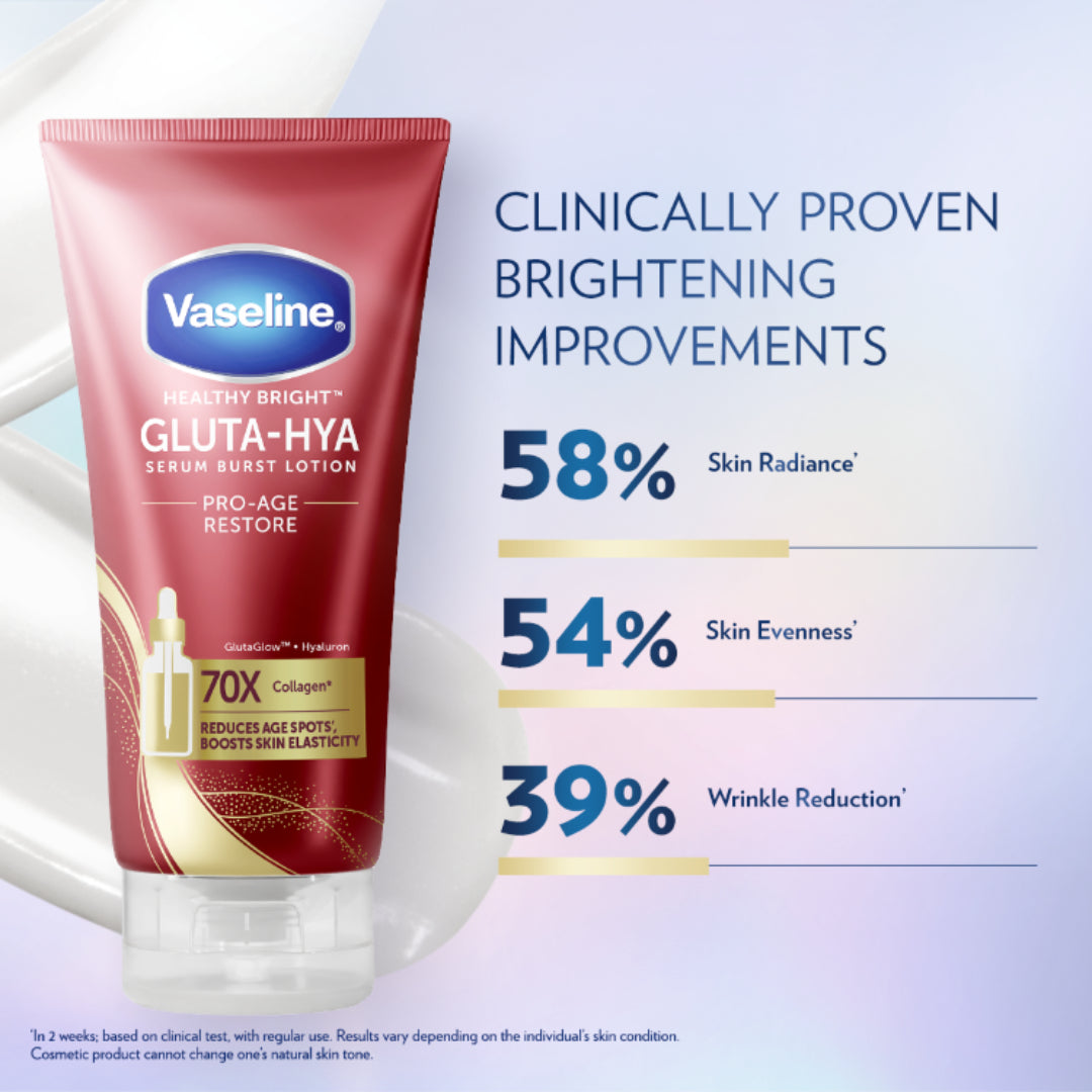 Vaseline - Gluta-Hya Serum Burst Lotion Pro-Age Restore