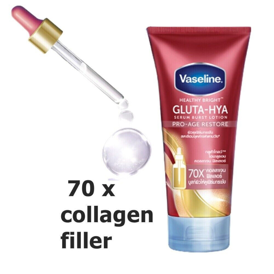 Vaseline - Gluta-Hya Serum Burst Lotion Pro-Age Restore