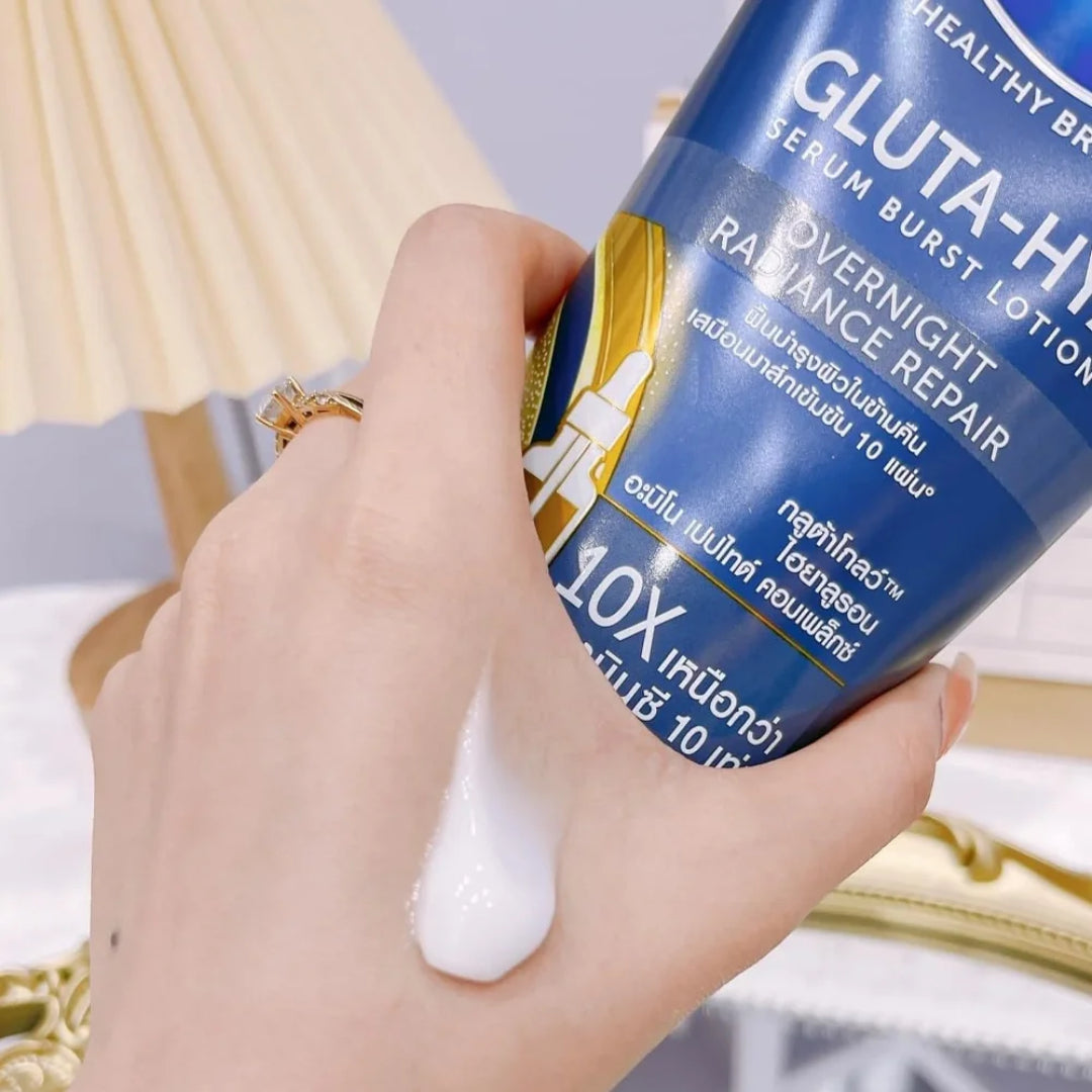 Vaseline - Healthy Bright Gluta-Hya Serum Burst Lotion - Overnight Radiance Repair