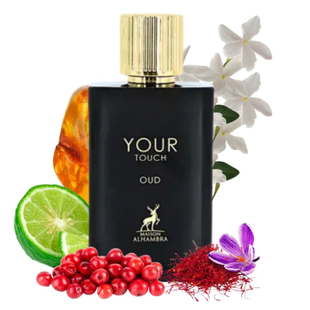 YOUR TOUCH OUD DE MAISON ALHAMBRA Eau de Parfum Pour Homme - 100ml