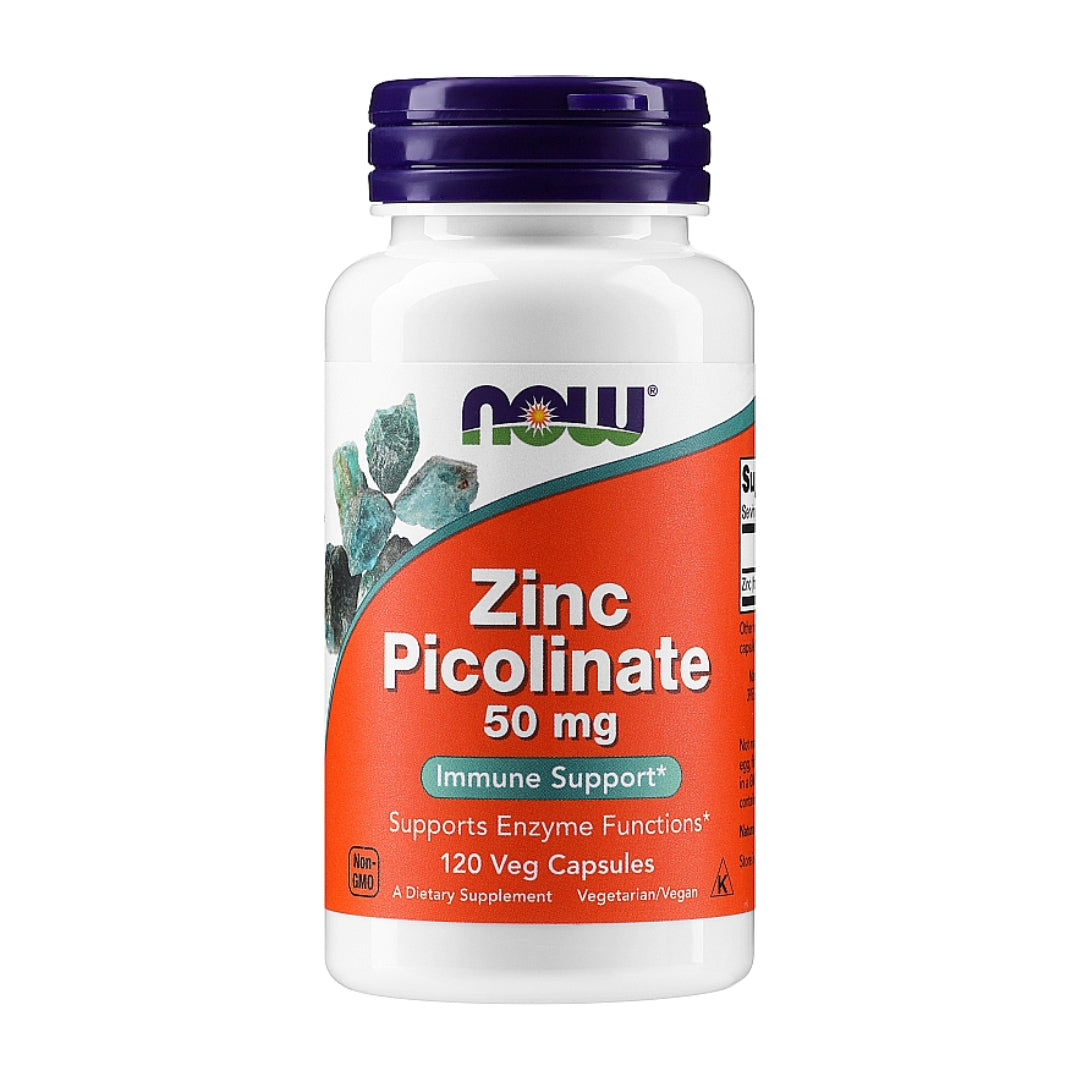 Zinc Picolinate 50 mg - NOW Foods 120 Capsules