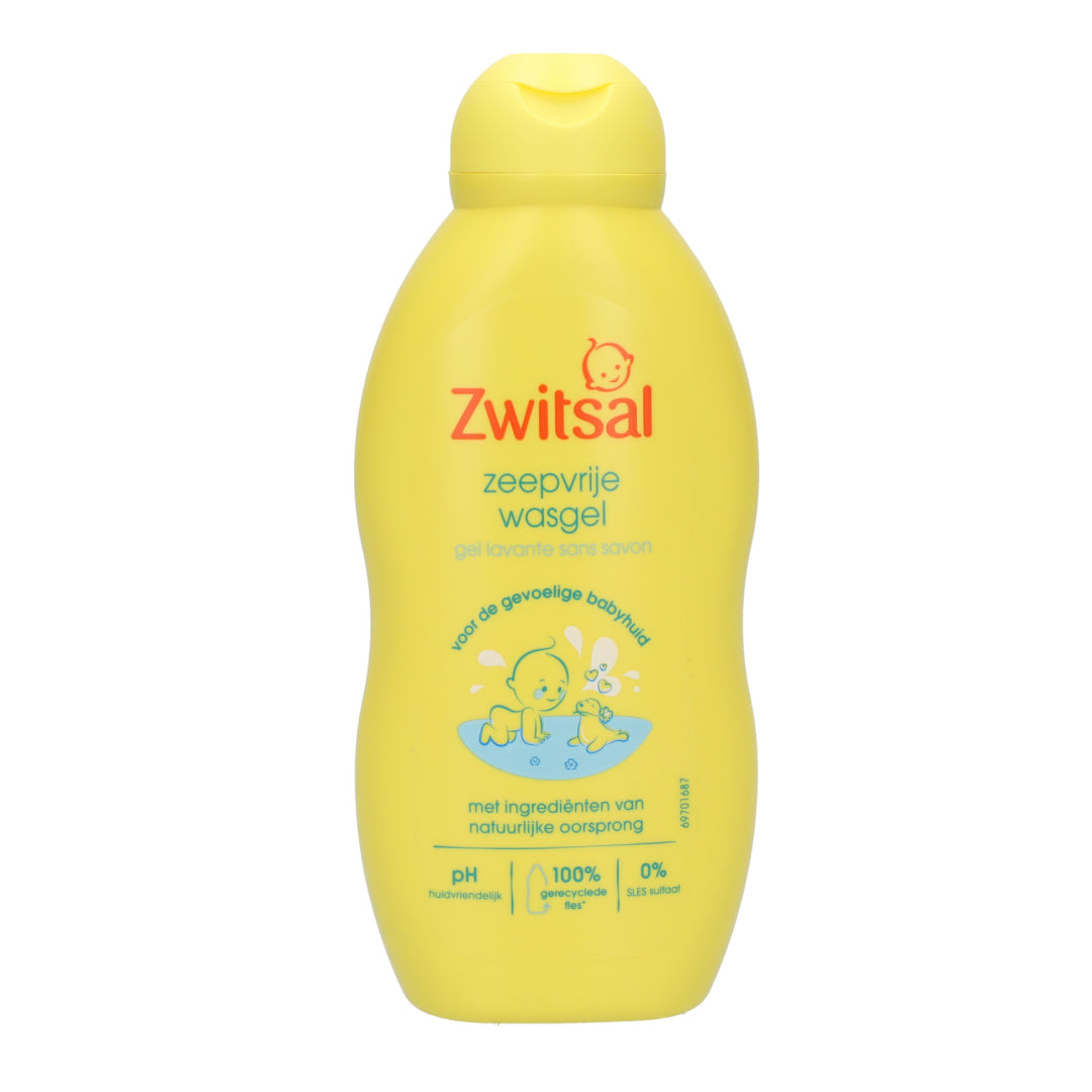 Zwitsal Gel Lavant Sans Savon Pour La Peau Sensible Des Bébés Flacon Pompe  - 400ml