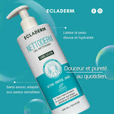 ECLADERM NETTODERM Gel Nettoyant Sans Savon 400ml