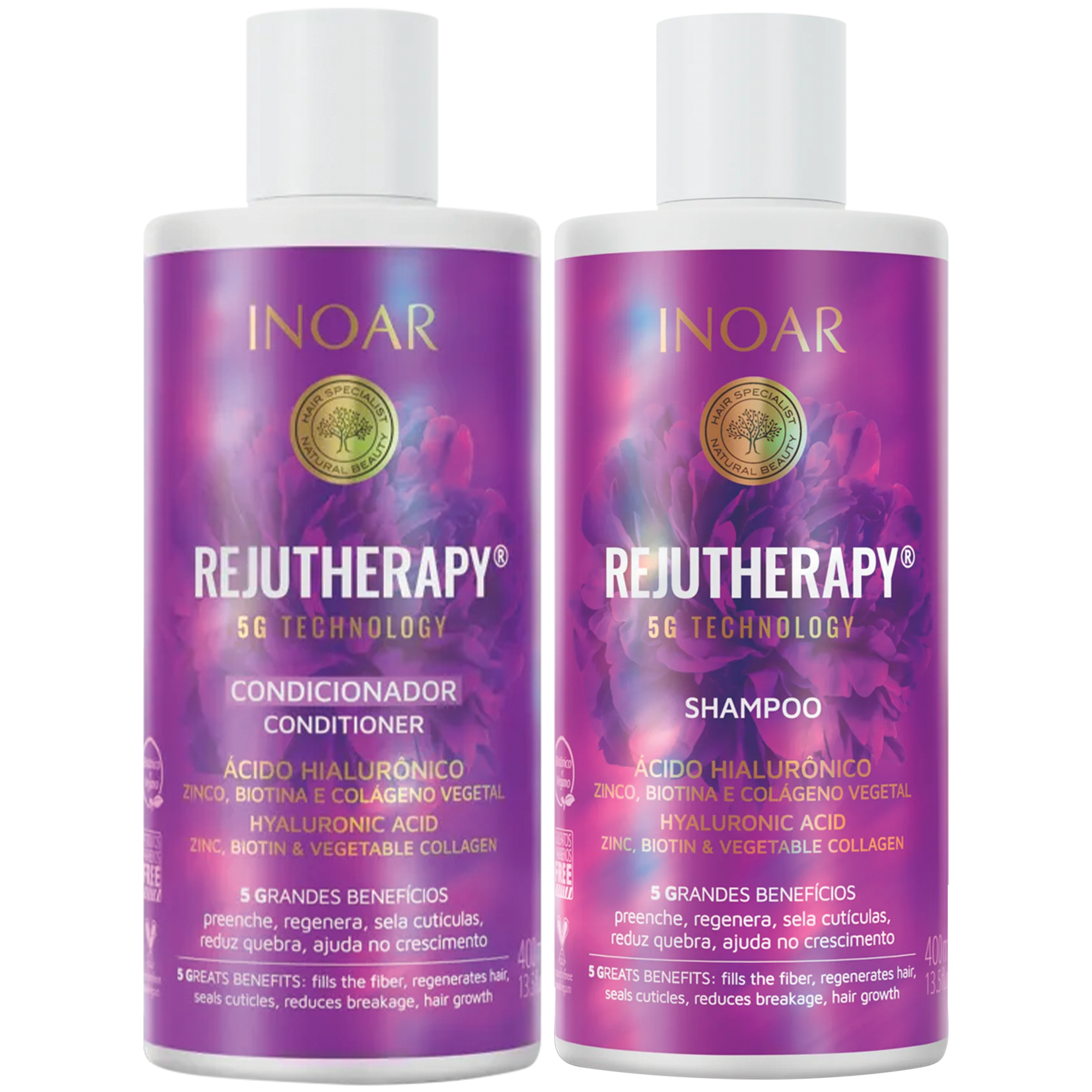 Shampoing & après-shampoing Inoar rejutherapy