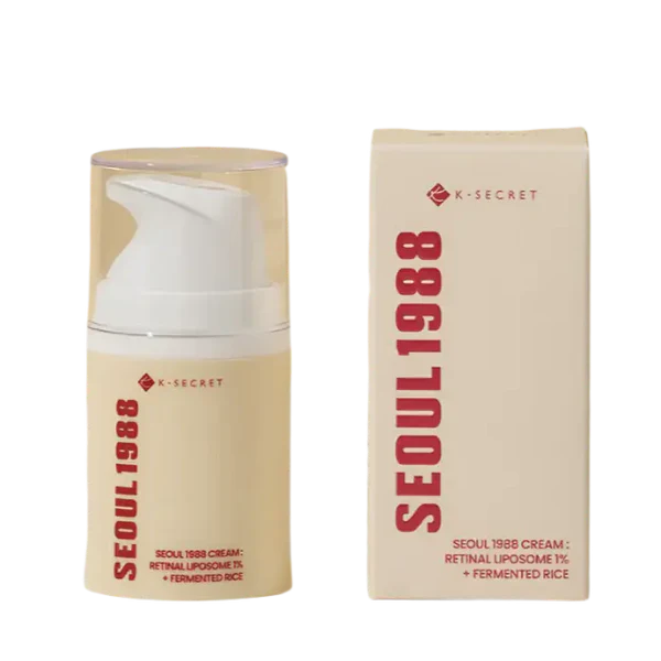 KSECRET – SEOUL 1988 Crème au Rétinol et aux Enzymes de Riz Cream : Retinal Liposome 1% + Fermented Rice