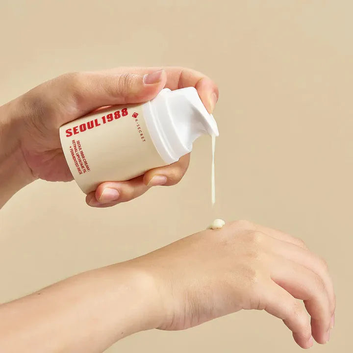 KSECRET – SEOUL 1988 Crème au Rétinol et aux Enzymes de Riz Cream : Retinal Liposome 1% + Fermented Rice