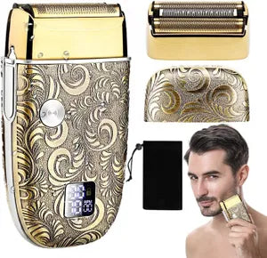 KEMEI-Rasoir électrique professionnel pour homme, mini rasoir, km-870 portable, 2 lames