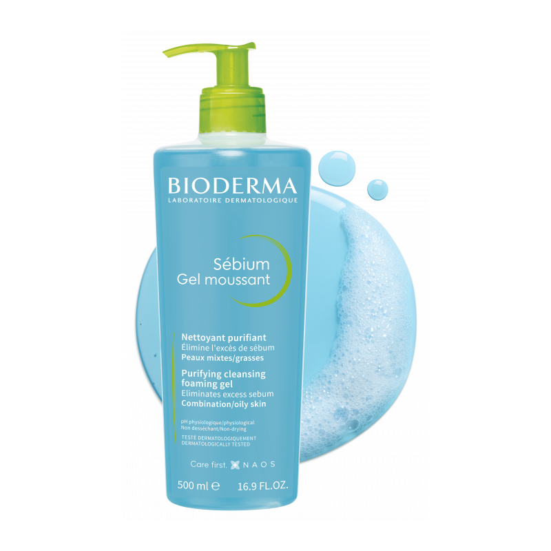BIODERMA SEBIUM GEL MOUSSANT – 500ml